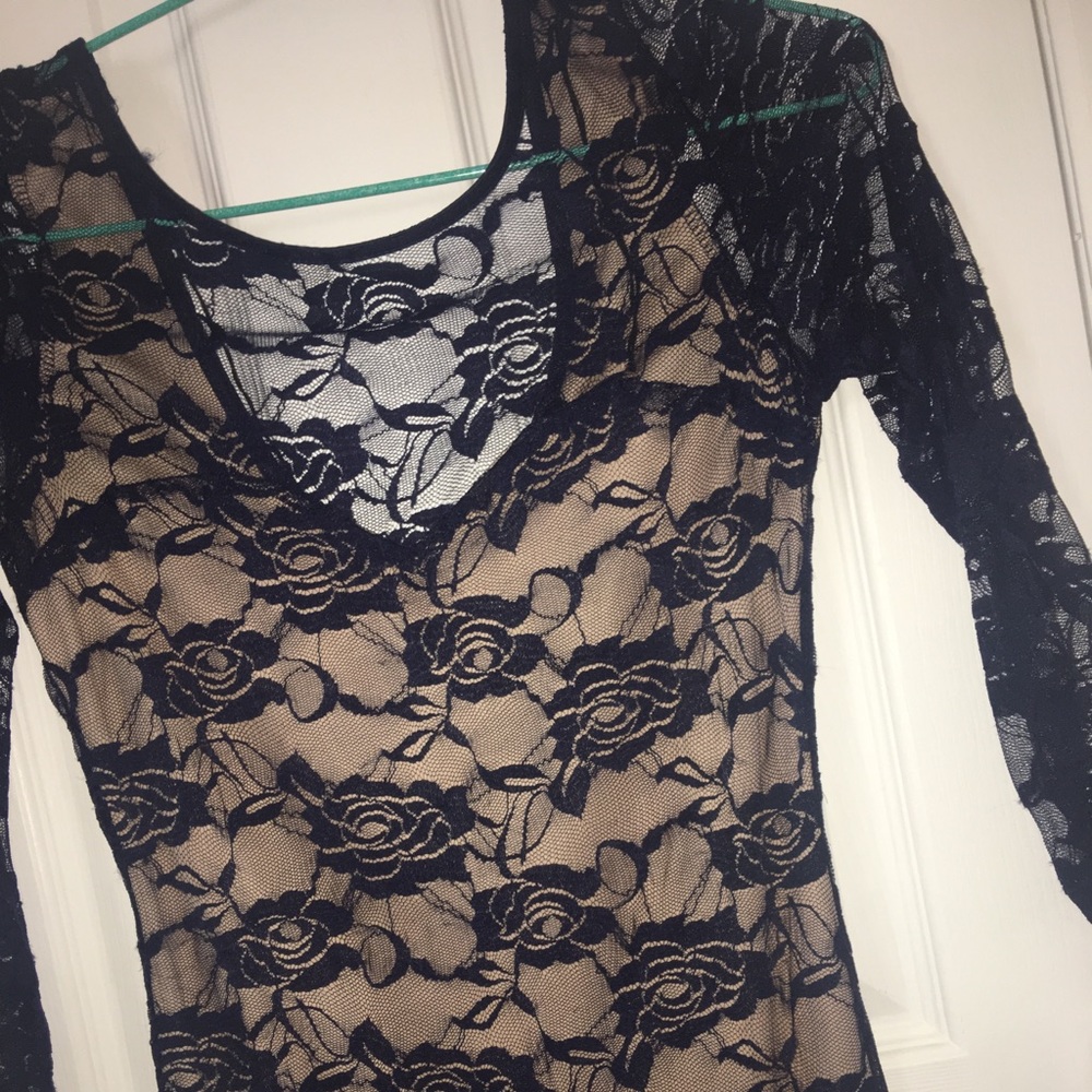 Jump Navy Lace Dress